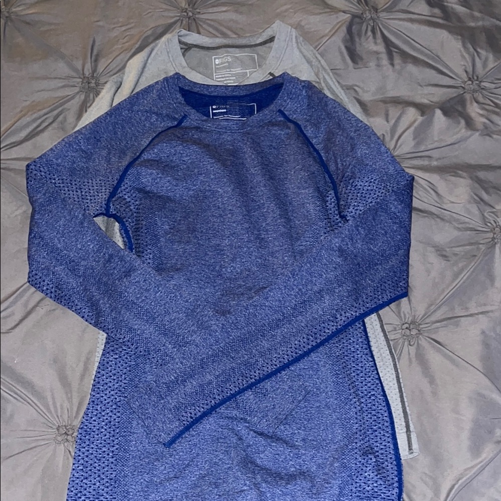 Figs Blue and Gray ubderscrubs